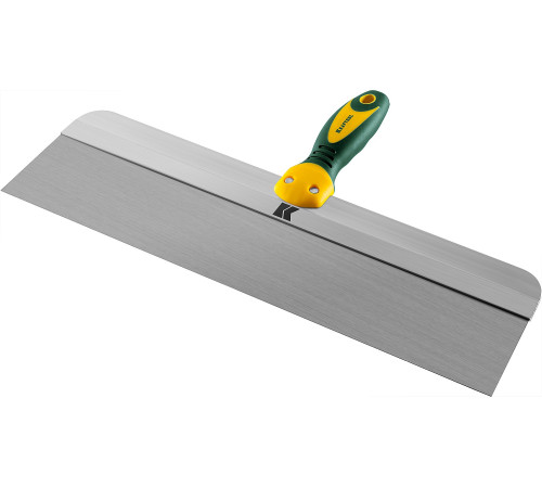 KRAFTOOL 450 мм, широкое полотно, алюминиевая направляющая, двухкомпонентная ручка, нержавеющий, фасадный шпатель (10036-450) купить  в Сочи