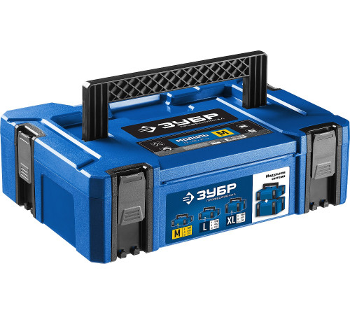 ЗУБР МОДУЛЬ-13, 440 х 310 х 130 мм, (17″), размер M, пластиковый ящик для инструментов, Профессионал (38165-13) купить  в Сочи