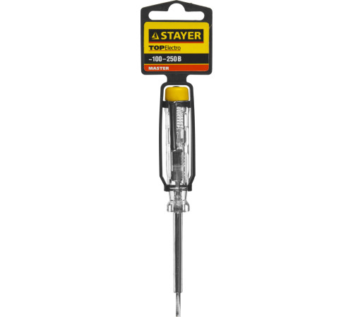 STAYER MAXElectro, 250 В, 140 мм, электрический пробник (2572-14) купить  в Сочи