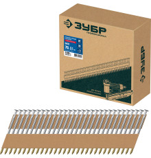 ЗУБР SN21 70 х 3.1 мм, реечные гвозди рифленые оцинкованные, 2400 шт (305396-70)
