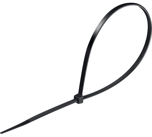 СИБИН ХС-Ч, 4.8 x 350 мм, нейлон РА66, 100 шт, черные, хомуты-стяжки (3788-48-350) купить  в Сочи