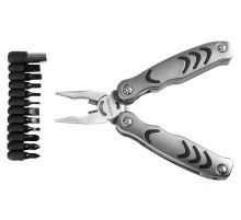 STAYER PROFESSIONAL, мультитул, 12в1, силовая модель, с набором бит, нейлоновый чехол, 105мм (22852)