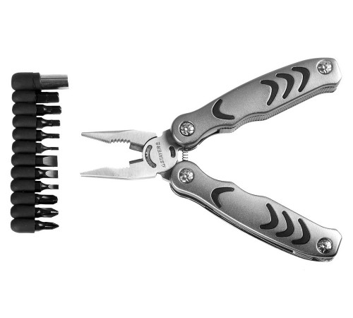 STAYER PROFESSIONAL, мультитул, 12в1, силовая модель, с набором бит, нейлоновый чехол, 105мм (22852) купить в Сочи STAYER PROFESSIONAL, мультитул, 12в1, силовая модель, с набором бит, нейлоновый чехол, 105мм (22852) купить в Сочи