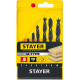 STAYER M-type, 8 шт: 3-4-5-6-7-8-9-10 мм, набор спиральных сверл по дереву (2942-H8) купить  в Сочи