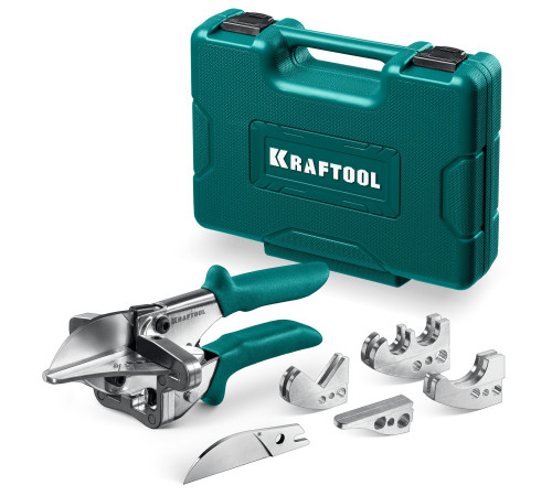 KRAFTOOL MC-12, Угловые ножницы с набором матриц для различных профилей из пластика и резины (23372-12) ля резки пластиковых профилей разнообразной формы под заданным углом от 45⁰ до 135⁰ KRAFTOOL MC-12, Угловые ножницы с набором матриц для различных профилей из пластика и резины (23372-12) ля резки пластиковых профилей разнообразной формы под заданным углом от 45⁰ до 135⁰