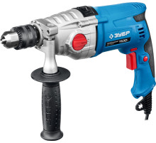 ЗУБР 1100 Вт, 13 мм, 2 скорости, ударная дрель, мет. корпус, Профессионал (ЗДУ-1100-2 ЭРМКМ2)