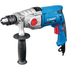 ЗУБР 1100 Вт, 13 мм, 2 скорости, ударная дрель, мет. корпус, Профессионал (ЗДУ-1100-2 ЭРМКМ2)