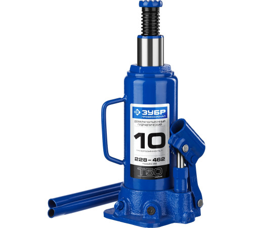ЗУБР 10 т, 228 - 462 мм, бутылочный гидравлический домкрат, Профессионал (43060-10) купить  в Сочи