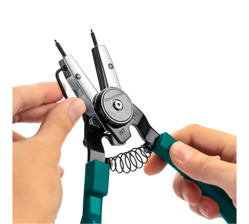 KRAFTOOL Universal 8-in-1, внешний/внутренний, съемник стопорных колец (22813) купить  в Сочи