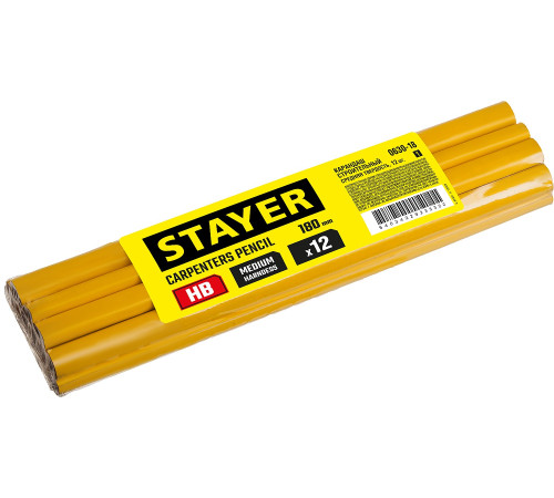 STAYER 180 мм, HB, строительный карандаш плотника (0630-18) купить в Сочи STAYER 180 мм, HB, строительный карандаш плотника (0630-18) купить в Сочи