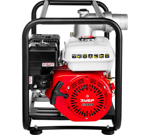 ЗУБР 1000 л/мин, мотопомпа бензиновая (ЗБМП-1000) купить  в Сочи