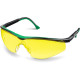 KRAFTOOL BASIC, открытого типа, жёлтые, стекло-моноблок с покрытием устойчивым к истиранию и запотеванию, защитные очки (110318) купить  в Сочи