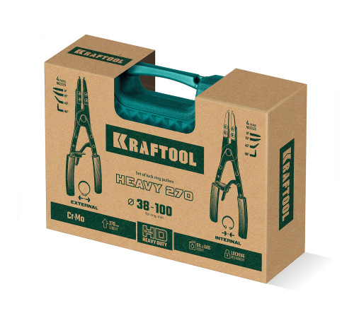 KRAFTOOL HEAVY 270 внешний/внутренний, съемник стопорных колец (22814) купить в Сочи KRAFTOOL HEAVY 270 внешний/внутренний, съемник стопорных колец (22814) купить в Сочи