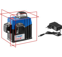 ЗУБР КРЕСТ 3D, 20 - 70 м, лазерный нивелир, Профессионал (34908)