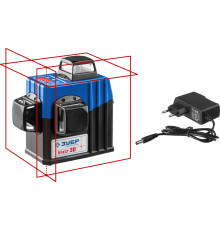 ЗУБР КРЕСТ 3D, 20 - 70 м, лазерный нивелир, Профессионал (34908)