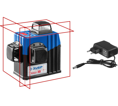 ЗУБР КРЕСТ 3D, 20 - 70 м, лазерный нивелир, Профессионал (34908) купить  в Сочи