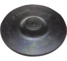 ТЕВТОН d 125 мм, резиновая, опорная тарелка с шестигранным хвостовиком для дрели (3579-125)