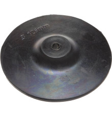 ТЕВТОН d 125 мм, резиновая, опорная тарелка с шестигранным хвостовиком для дрели (3579-125)