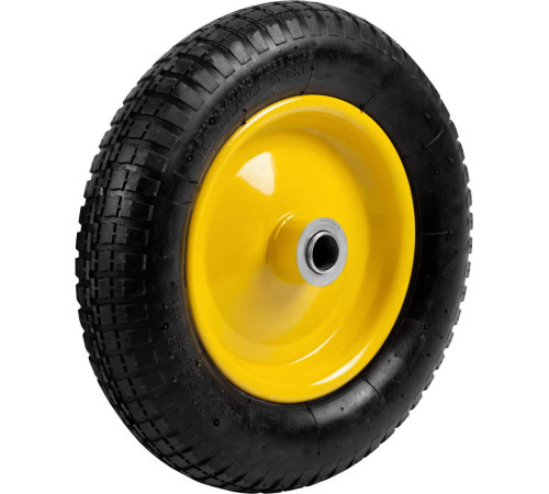 GRINDA WP-25, 360 мм, для тачек (арт. 422394, 422397, 422400), стальной диск, подшипник - 25,4 мм, пневматическое колесо (422407) купить  в Сочи