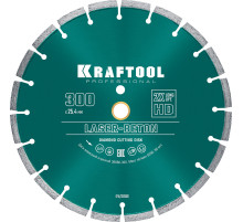 KRAFTOOL LASER-BETON 300 мм (25.4/20 мм, 10х3.2 мм ), алмазный диск (36686-300)
