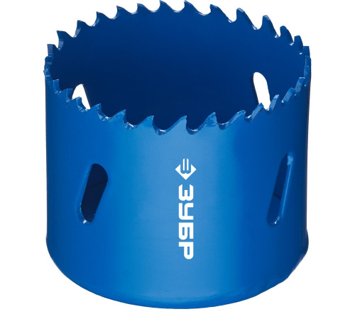 ЗУБР 54 мм, сталь Р6М5, биметаллическая коронка (29531-054) купить  в Сочи