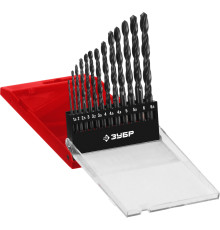 ЗУБР 13 шт, (1.5-6.5 мм), сталь Р4М2, класс В, набор сверл по металлу (29605-H13)