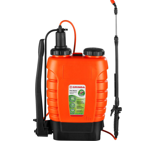 GRINDA KS-15, 15 л, с телескопическим удлинителем, ранцевый опрыскиватель (425216) купить  в Сочи