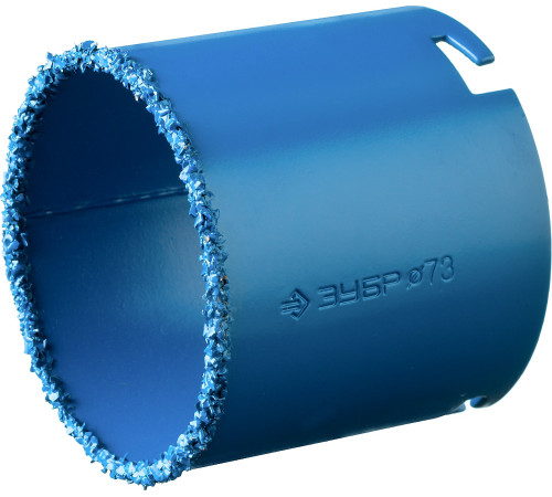 ЗУБР 73 мм, L 55 мм, карбид вольфрама, коронка кольцевая, Профессионал (33350-73) купить  в Сочи