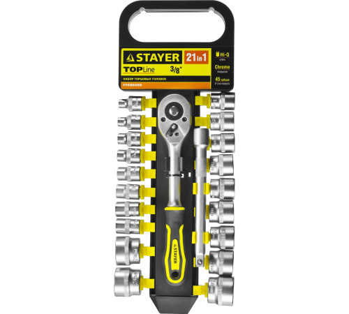 STAYER RSS 21M, 21 предм., (3/8″), набор торцовых головок (27752-H21) купить в Сочи STAYER RSS 21M, 21 предм., (3/8″), набор торцовых головок (27752-H21) купить в Сочи