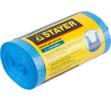 Stayer 35 л, 30 шт, голубые, с ″ушками″, мусорные мешки (39155-35)
