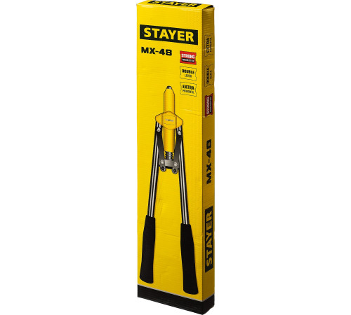 STAYER MX-48, 3.2 - 4.8 мм, 530 мм, двуручный заклепочник (3114) купить в Сочи STAYER MX-48, 3.2 - 4.8 мм, 530 мм, двуручный заклепочник (3114) купить в Сочи