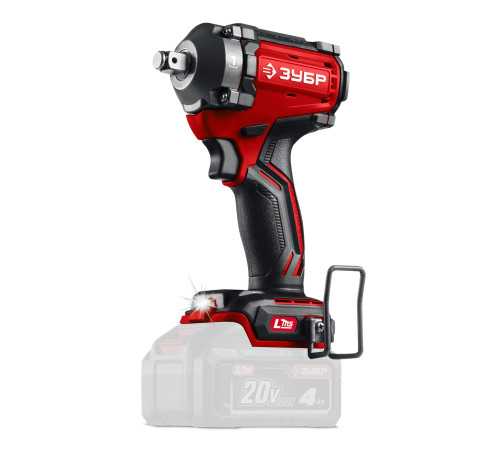 ЗУБР 20 В, 500 Н·м, без АКБ (LMS), бесщеточный ударный гайковерт (ГБУ-500) купить  в Сочи