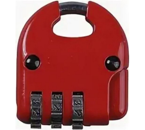 Замок LEGIONER МИНИ кодовый, красный, 3 диска купить  в Сочи