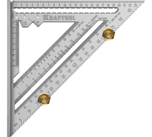 KRAFTOOL 250 мм, 5-в-1, Высокоточный кровельный угольник (3441-25) купить  в Сочи