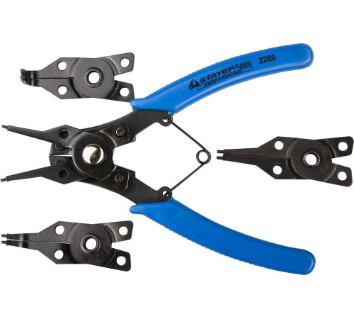 STAYER 4-in-1, 4 насадки, съемник стопорных колец (2280) купить в Сочи STAYER 4-in-1, 4 насадки, съемник стопорных колец (2280) купить в Сочи
