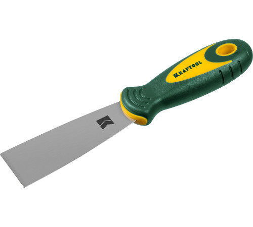 KRAFTOOL 40 мм, х-образное профилированное полотно, двухкомпонентная ручка, нержавеющий, шпатель (10035-040) купить  в Сочи