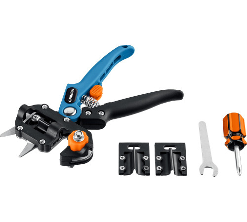 GRINDA P-88, 210 мм, закаленные лезвия, нейлоновые рукоятки, прививочный секатор, PROLine (423488) купить  в Сочи GRINDA P-88, 210 мм, закаленные лезвия, нейлоновые рукоятки, прививочный секатор, PROLine (423488) купить  в Сочи