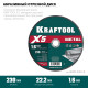 KRAFTOOL X5 Metal 230x1.6 мм по металлу отрезной диск для УШМ (36255-230-1.6) купить в Сочи