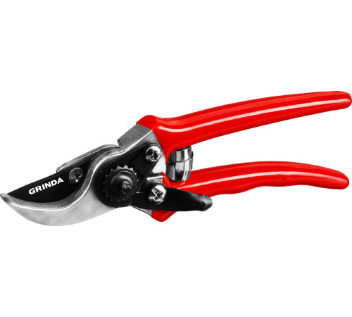 GRINDA G-44, 152 мм, закаленные лезвия, тефлоновое покрытие, алюминиевые рукоятки, виниловое покрытие, плоскостной мини-секатор (8-423000) купить  в Сочи