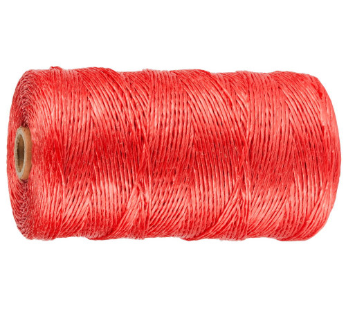 STAYER d 1.5 мм, 500 м, 800 текс, 32 кгс, красный, полипропиленовый шпагат (50079-500) купить  в Сочи