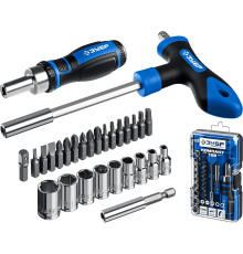 ЗУБР Компакт-Т29, 29 предм., реверсивная отвёртка с насадками, Профессионал (25168-H29)