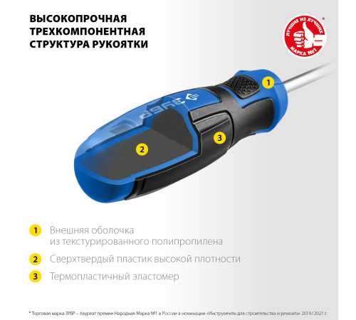 ЗУБР SL6/PH2, переставная отвертка, Профессионал (25029) купить  в Сочи