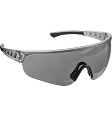 STAYER HERCULES, открытого типа, серые, широкое моностекло, защитные очки, Professional (2-110432)