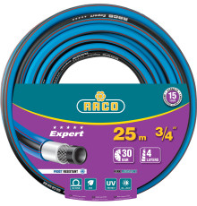 RACO EXPERT, 3/4″, 25 м, 30 атм, четырёхслойный, армированный, поливочный шланг (40302-3/4-25) RACO EXPERT, 3/4″, 25 м, 30 атм, четырёхслойный, армированный, поливочный шланг (40302-3/4-25)