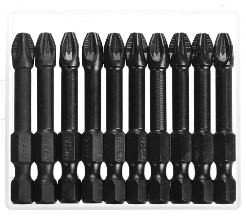 ЗУБР PZ3, 10 шт, 50 мм, ударные биты, Профессионал (26023-3-50-S10) купить  в Сочи