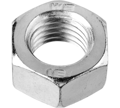 ЗУБР ГОСТ ISO 4032-2014, кл. пр. 6, M12, цинк, 4 шт, шестигранная гайка (303556-12) купить  в Сочи