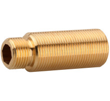 ЗУБР ШиреФит, внешн. резьба-внешн/внутр. резьба 1/2″- 3/4″ / 1/2″, 51 мм соединительная проходная муфта с накидными гайками (51590-051-1/2)