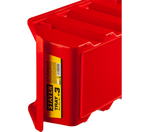 STAYER TRAY-3, 13.5 л, 225 х 375 х 160 мм, лоток для хранения №3 (38060-3) купить  в Сочи