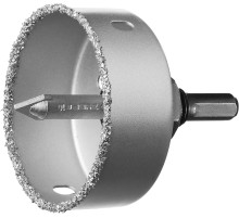 ЗУБР 76 мм, L 25 мм, карбид вольфрама, коронка-чашка, Профессионал (33360-076)