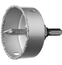 ЗУБР 76 мм, L 25 мм, карбид вольфрама, коронка-чашка, Профессионал (33360-076)